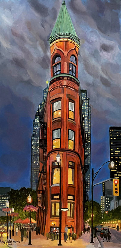 Flat Iron Buiding Toronto Print 20"/10"- shipping and taxes included in the price.