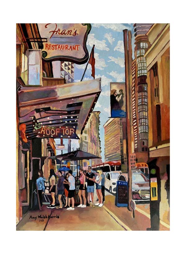 Fran's Diner- Print -shipping and tax included
