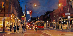 10"20" King St. at Night#2  OUT OF STOCK -I can order