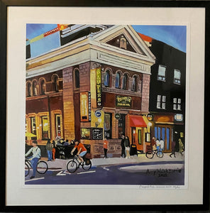 Pauper's Pub Print Framed - 10"/10"- Tax and shipping included